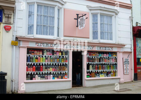 A traditional sweet shop in Ryde, Isle of Wight, England. Stock Photo