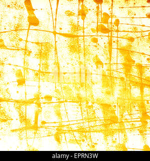 Surface covered with paint spills Stock Photo