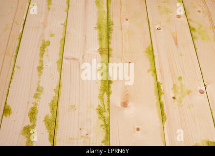 Surface covered with wooden boards Stock Photo