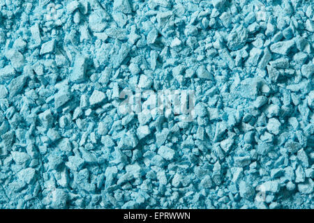 Blue eye shadow crushed, cosmetic powder texture background Stock Photo