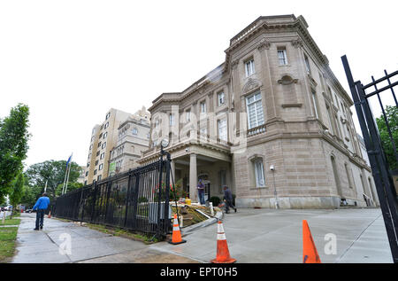 Washington, DC, USA. 21st May, 2015. Photo taken on May 21, 2015 shows the overall look of the Cuban Interests Section in Washington, DC, capital of the United States. © Bao Dandan/Xinhua/Alamy Live News Stock Photo