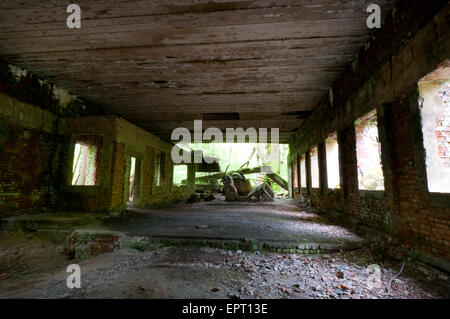 Hermann Goering house in Wolfsschanze, Hitler's Wolf's Lair Eastern Front military headquarters, eastern Poland Stock Photo