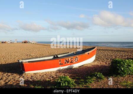Cley-next-the-Sea beach,north Norfolk England UK Stock Photo