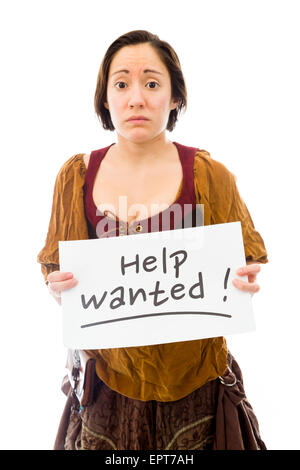 Young adult caucasian woman isolated on a white background Stock Photo