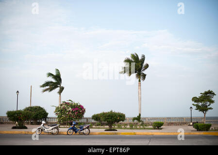 GRANADA, Nicaragua — The lakefront along Lago Nicaragua next to Granada. Stock Photo