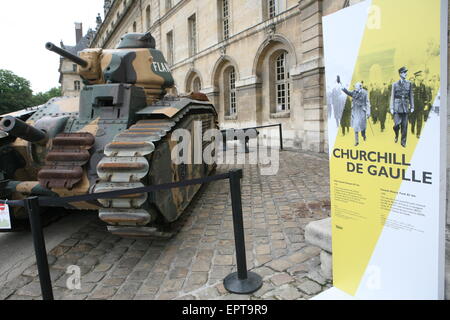 French heavy tank of 1940 Stock Photo