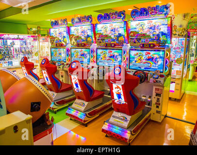 Pachinko, Japanese gambling arcade Stock Photo