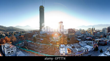 Costanera Center under construction, Providencia, Santiago, Chile Stock Photo