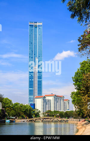 Hanoi cityscape at afternoon Stock Photo