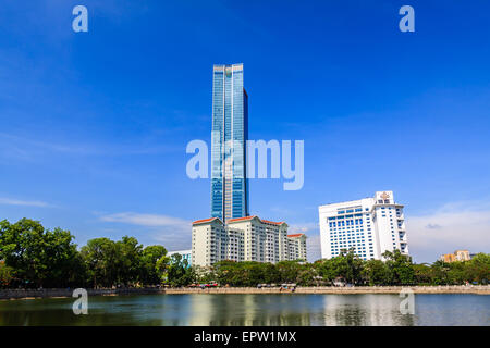 Hanoi cityscape at afternoon Stock Photo