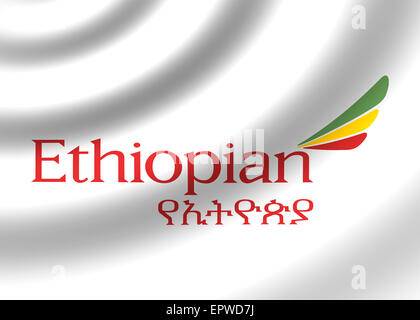 Ethiopian Airlines logo icon flag symbol emblem sign Stock Photo - Alamy