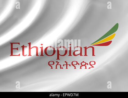 Ethiopian Airlines logo icon flag symbol emblem sign Stock Photo - Alamy