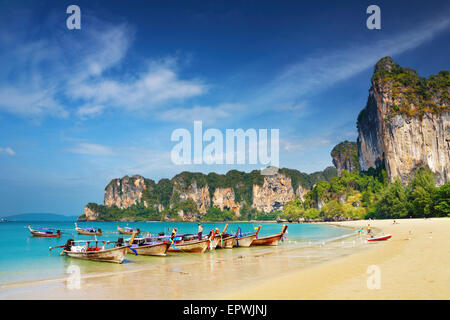 Tropical beach, Andaman Sea, Thailand Stock Photo