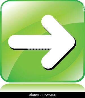 arrow icon on white background. flat style. refresh icon for your web ...