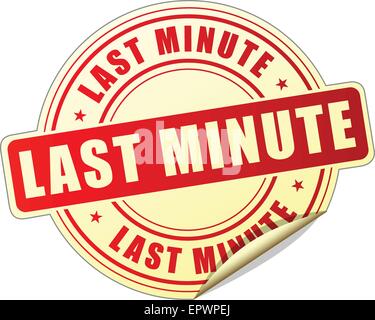 last minute deals sign on white background Stock Vector Image & Art - Alamy