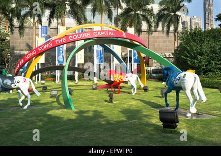 dh Jockey Club CAUSEWAY BAY HONG KONG Jockey Club Hong Kong the equine capital Stock Photo