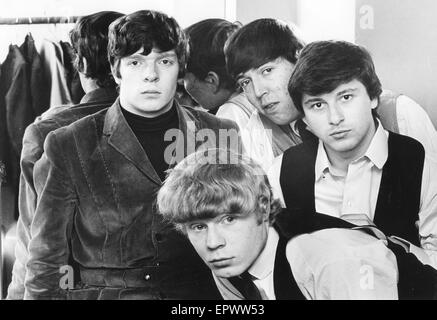 THE FOUR PENNIES UK pop group in 1964. Clockwise from top left: Fritz ...