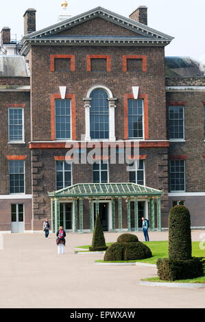 The public entrance to Kensington Palace, London. Stock Photo