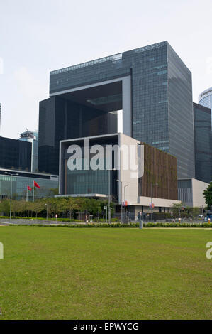 dh Tamar Park ADMIRALTY HONG KONG Central government offices Complex china architecture Stock Photo