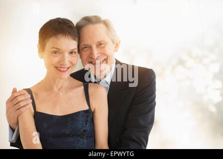 Portrait of elegant senior couple Stock Photo