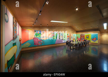 Dining area in Lyon Housemuseum, Kew, Melbourne, Australia Stock Photo