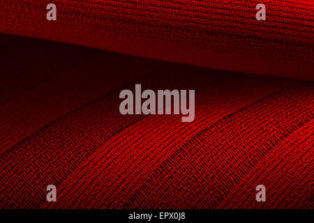 Texture of red fabric Stock Photo