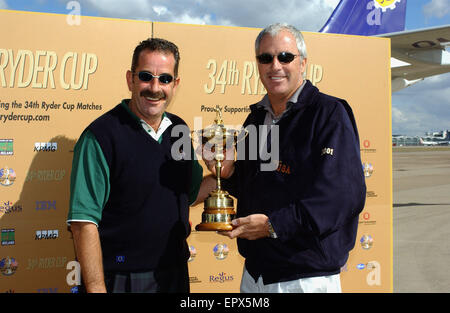 ryder cup sam torrance curtis strange Stock Photo