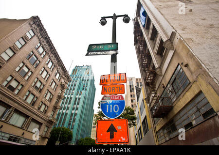 Views of Downtown Los Angeles, California Stock Photo