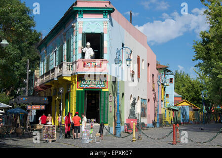 Landmark square Caminito La Boca Buenos Aires Argentina Stock Photo