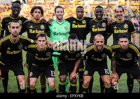 Columbus, Ohio, USA. 22nd May, 2015. Columbus Crew SC pre atch photo before a regular season match between Columbus Crew SC and Chicago Fire at Mapfre Stadium in Columbus, OH. Credit:  Brent Clark/Alamy Live News Stock Photo