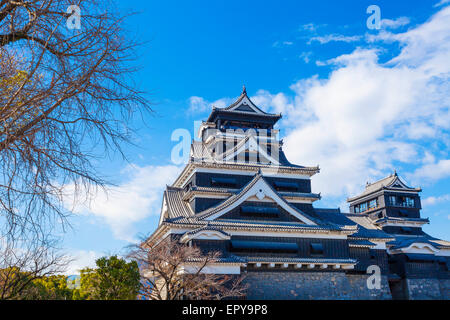 Kumamoto Castle in Japan Stock Photo