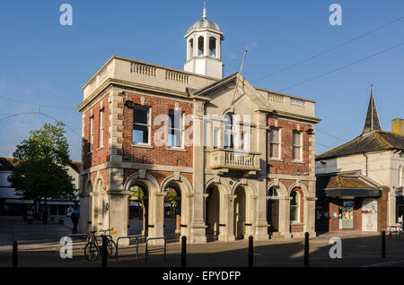 The Mayor's Parlour and Saxon Square Christchurch  Dorset England UK Stock Photo