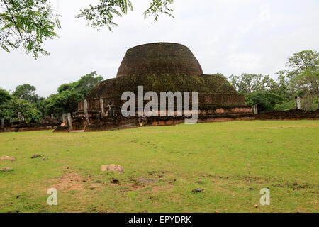 Pabula Vihara temple, UNESCO World Heritage Site, the ancient city of Polonnaruwa, Sri Lanka, Asia Stock Photo