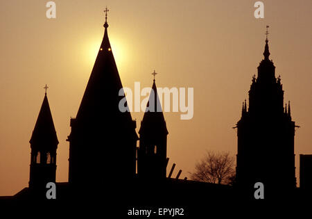 DEU, Germany, Mainz, the cathedral.  DEU, Deutschland, Mainz, der Dom. Stock Photo