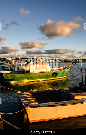 Fishing Boats, Saint John's Harbour, Antigua Stock Photo