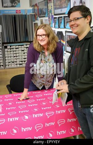 Comedian Sarah Millican promotes her DVD 'Home Bird' at HMV in Newcastle  Featuring: Sarah Millican Where: Newcastle, United Kingdom When: 18 Nov 2014 Credit: WENN.com Stock Photo