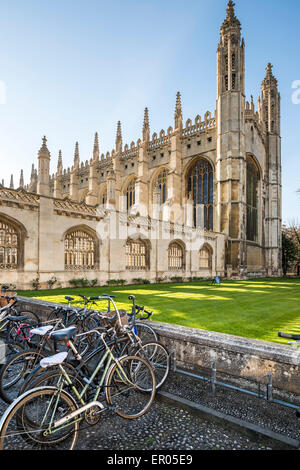 King's College is a college of the University of Cambridge, UK Stock Photo