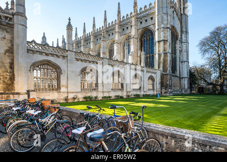 King's College is a college of the University of Cambridge, UK Stock Photo