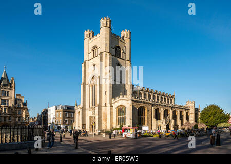 Great St Mary's Church is the University Church of Cambridge University Stock Photo