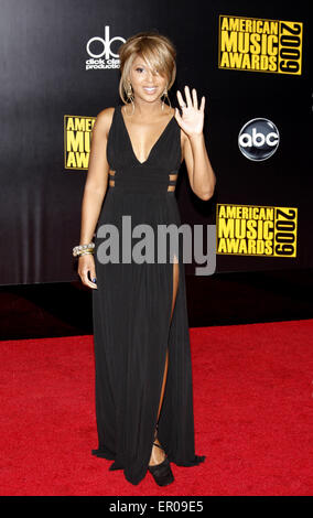 Toni Braxton at the 2009 American Music Awards held at the Nokia Theater in Los Angeles on November 22, 2009. Stock Photo