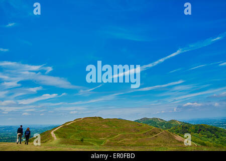 Scenes from Malvern Hills in Worcestershire, UK Stock Photo