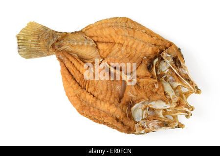 fried snapper isolated on white Stock Photo