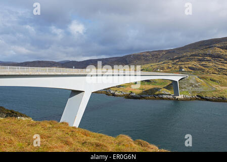 Scalpay Bridge, linking Harris to the island of Scalpay, Outer Hebrides, Scotland UK Stock Photo