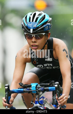 Yokohama city, Kanagawa, Japan. 16th May, 2015. Ai Ueda (JPN) Triathlon : 2015 ITU World Triathlon Series Yokohama Women's Elite in Yokohama city, Kanagawa, Japan . © YUTAKA/AFLO SPORT/Alamy Live News Stock Photo