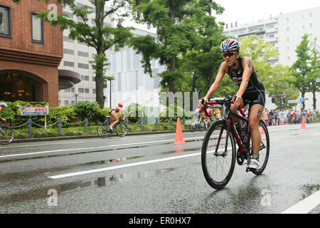 Yokohama city, Kanagawa, Japan. 16th May, 2015. Yuko Takahashi (JPN) Triathlon : 2015 ITU World Triathlon Series Yokohama Women's Elite in Yokohama city, Kanagawa, Japan . © YUTAKA/AFLO SPORT/Alamy Live News Stock Photo