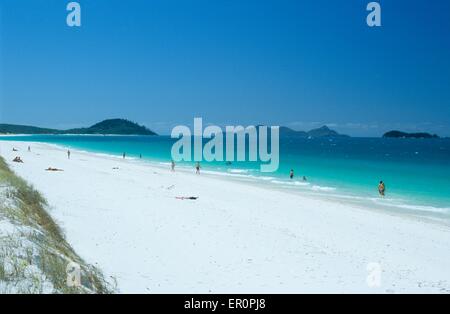 Australia, Queensland, Whitsunday island, Whitehaven beach Stock Photo
