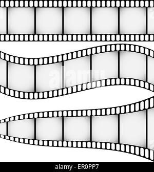Set of 3 Filmstrips Stock Vector
