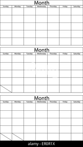 Set of days of week and months of year. Lettering in modern scandinavian  style. Isolated on white background Stock Vector Image & Art - Alamy
