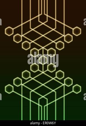 Abstract Circuitry Background Stock Vector