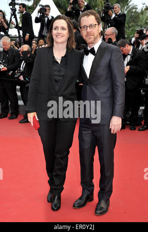 Cannes, France. 23rd May, 2015. Tricia Cooke and Ethan Coen attending the 'Macbeth' premiere at the 68th Cannes Film Festival on May 23, 2015 Credit:  dpa picture alliance/Alamy Live News Stock Photo